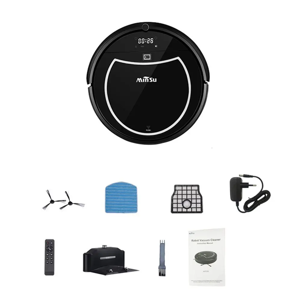 

Minsu Smart Sweeping Robot Intelligent Household Supplies Automatic Efficient Vacuum Cleaner For Home Sterilize Smart Planned