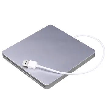 

USB DVD Drives Optical Drive External DVD RW Burner Writer Recorder Slot Load CD ROM Player for Apple Macbook Pro Laptop PC 24x