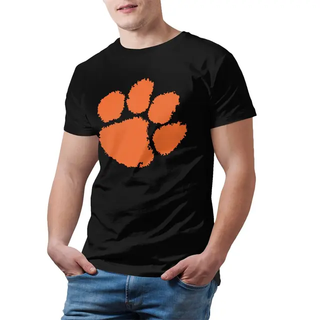 T Shirt Clemson University Tiger Paw 