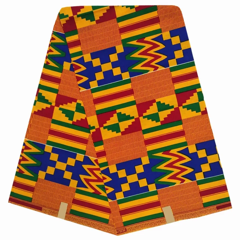 Miss L популярная африканская вощеная ткань принтом 6 ярдов/шт Kente Ткань из 100% хлопка