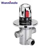 Chrome Thermostatic Brass Mixer Valve  Brass Cartridge Mixer Valve Hot Cold Water Temperature Control Mixer Bathroom Accessories ► Photo 1/6