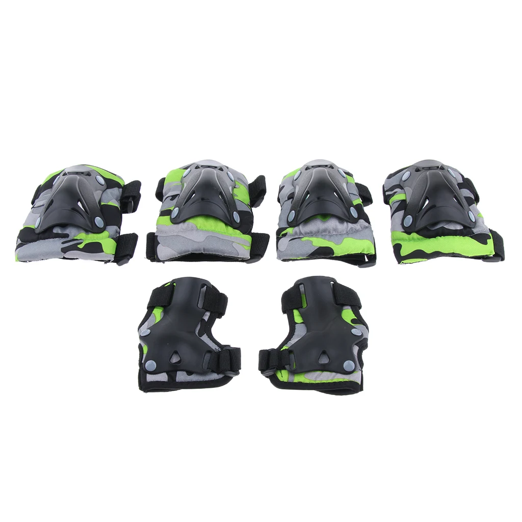 Kids Child Skating Scooter Protective Gear Knee Elbow Hand Pads Set
