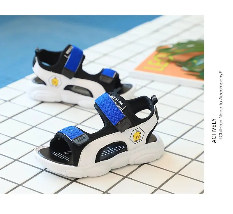 

Open Toe Velcro Fabric Unisex Rubber Summer Unlimited