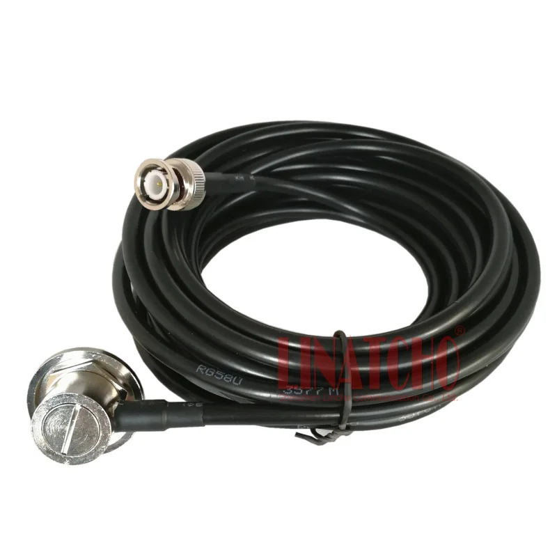 5 meters GM338 GM3688 mobile radio antenna RG58U BNC male and SO239 connector coaxial cable