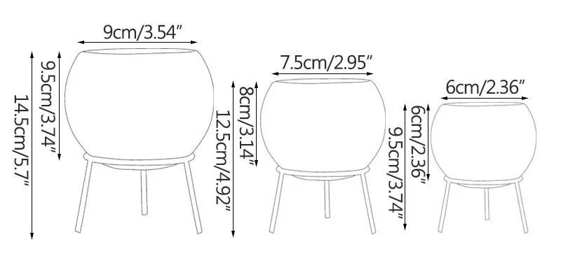 Strongwell суккуленты цветочные горшки керамика цветочные горшки Арт Ваза с железной подставкой украшения дома аксессуары Сказочный Сад