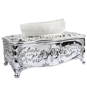 

European Ornate Tissue Paper Box Napkin Cover Holders for Home Hotel Decoration YU-Home