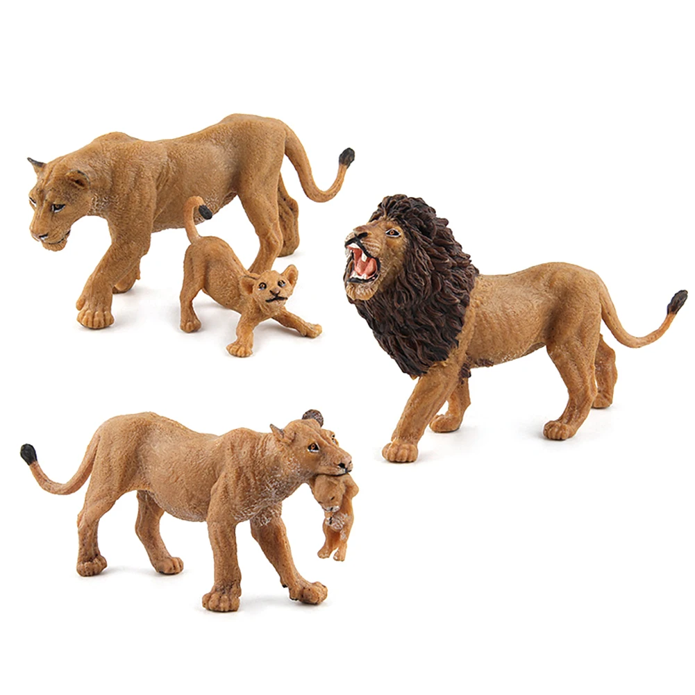 Моделирование Львов животных действие фугурин модель домашний Декор Дети Развивающие игрушки прекрасный подарок для ваших детей, которые любят динозавра
