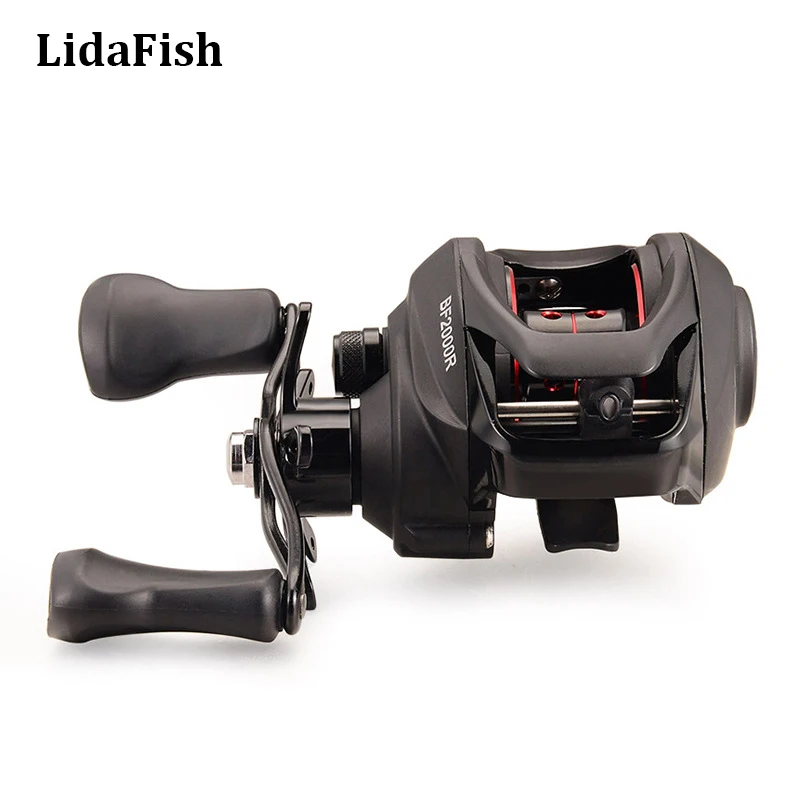 

LIDAFISH Brand Baitcasting Fishing Reel 7.2:1 Gear Ratio Metal Spool Smooth Light Fishing Reels Fishing Tacklee
