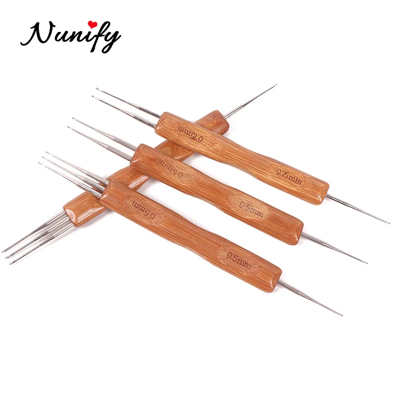 Crochet Hooks Hair Extensions Tool Nunify Dreadlock Crochet Hook 1Pcs/Lot