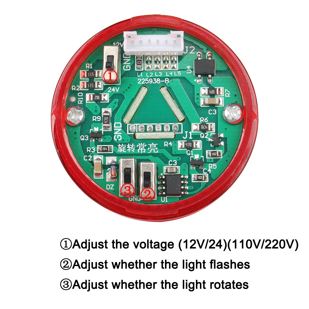 1-5layer DC12V24V AC110V 220V Industrie Multilayer Stapel licht LED Signal Alarm vorsicht licht für Maschinen Alarm Lampe