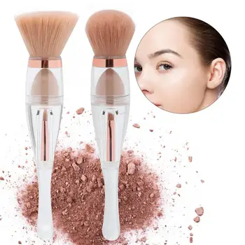 

Make Up Brush 3 in 1 Multi-Functional Eyeshadow Brush Blusher Powder Concealer Cosmetic Brush Makeup Tool Professional Makeup
