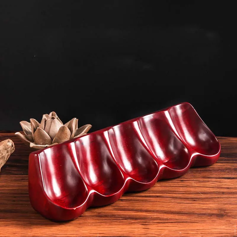 

Роскошная трубчатая подставка, уникальный Вмещает 5 трубок, табачная трубка из массива красного дерева, подставка/стойка/держатель в подарок