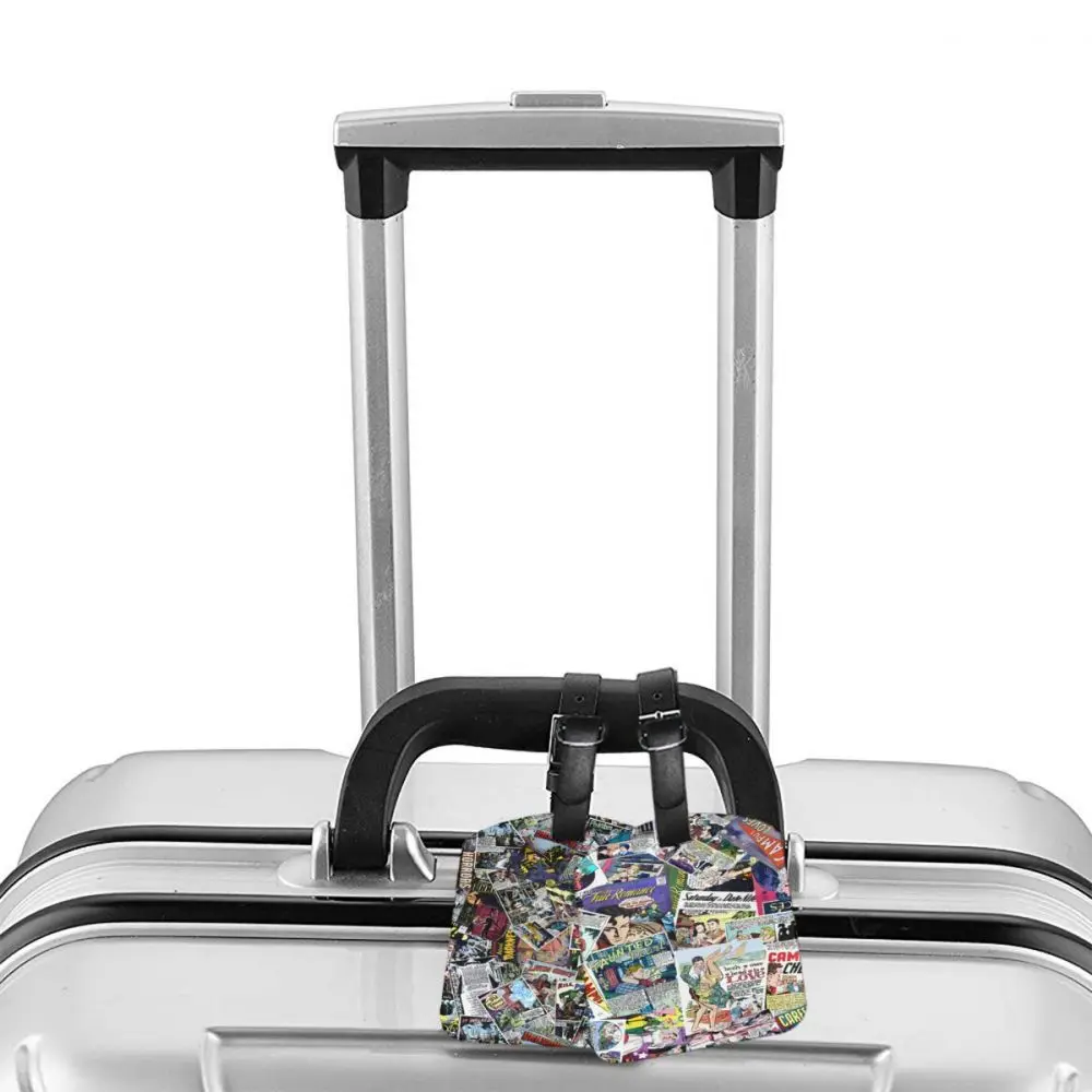 Бесшумные дизайнерские винтажные Герои комиксов аксессуары для путешествий, чемодана набор тегов чемодан автобусный чехол переносная