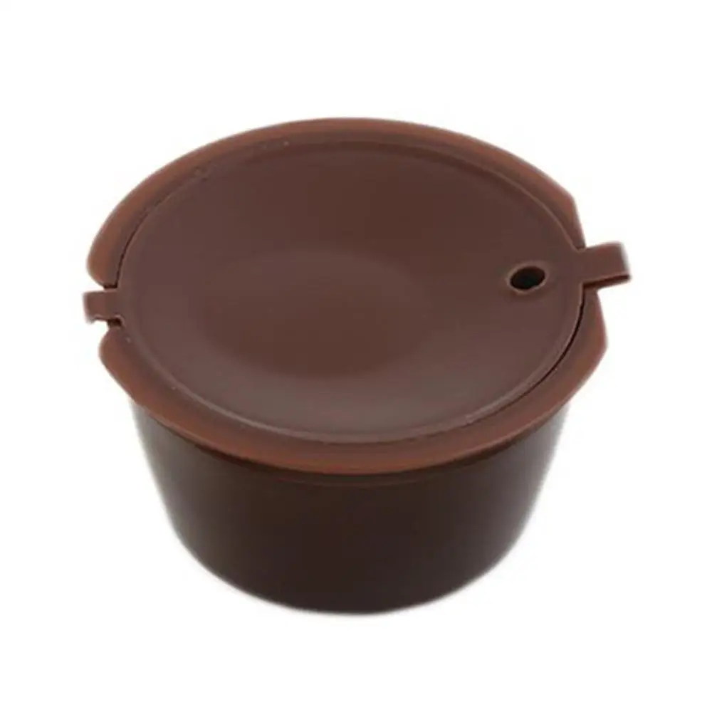 coffee 1 шт. многоразовые кофейные капсулы, Пластиковые Многоразовые совместимые кофейные фильтры, корзины для кофейных Пивоваров, сменные чашки, фильтр - Цвет: coffee