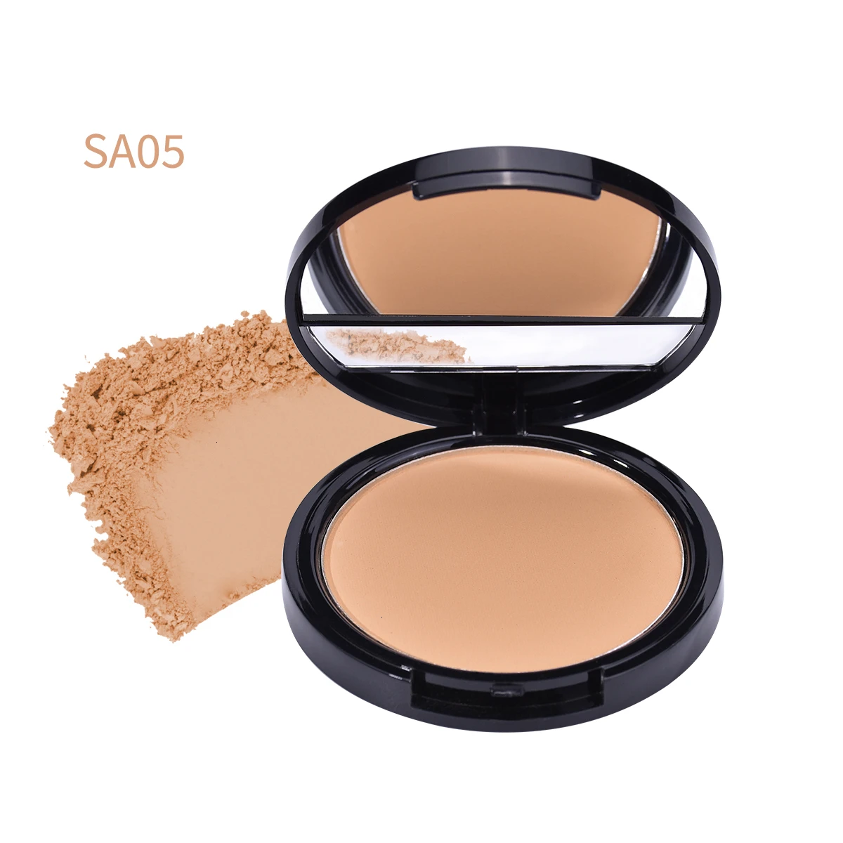 5C SHOPANTS Matte Makeup Pressed Powder Compact Loose Powder Oil Control Pores Invisible Translucent Natural Long Lasting Powder - Цвет: 5C