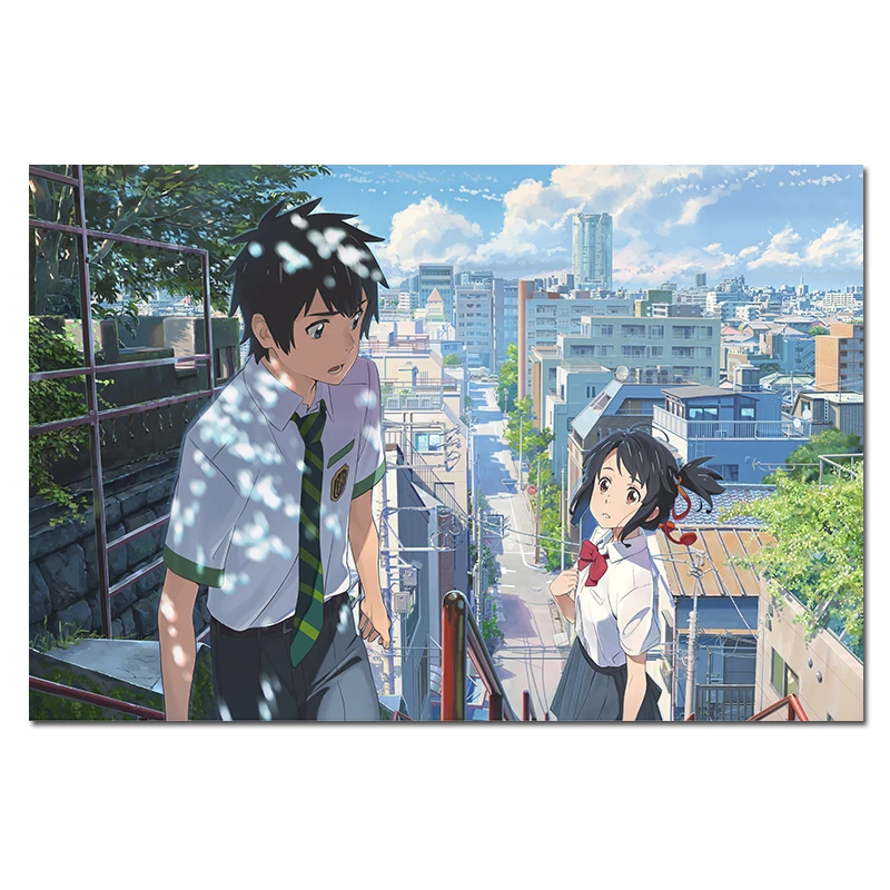 Kimi no Na wa Your Name HD Print Anime Manga Wallscroll Poster