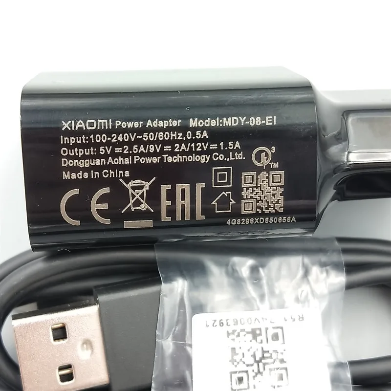 Оригинальный Xiaomi mi 6 6x быстрое зарядное устройство USB QC3.0 Быстрая Зарядка адаптер