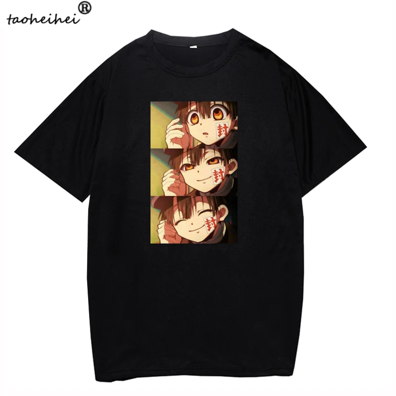 Рубашки для подростков Hanako Kun футболки с аниме рисунком уличная одежда коротким