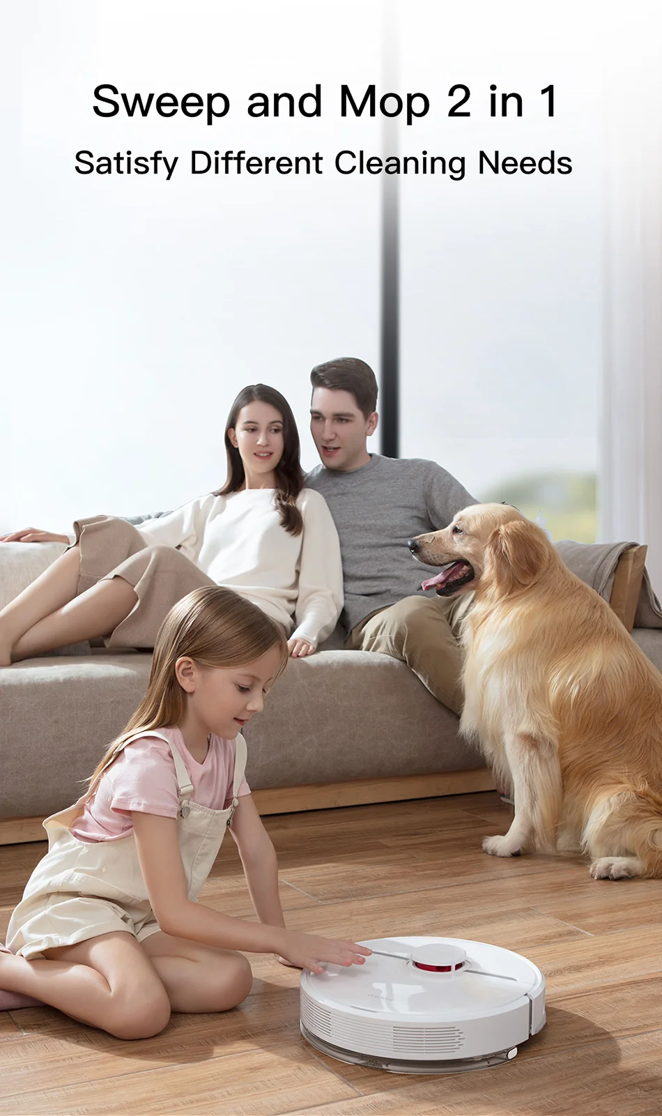 Eu Dreame D9 Robot Vacuum And Mop Cleaner, Lidar Navigation Robot