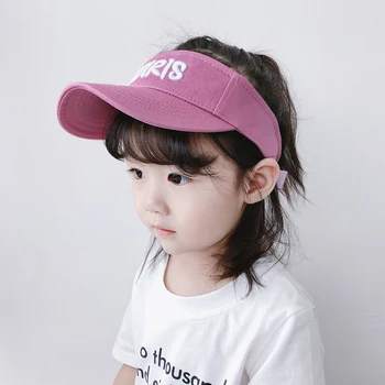 

Summer Hat For Kid Boy UV Sun Shade Baseball Cap Girl Toddler Top Air Cap Children Baby letter Sunshield Visor Beach Cap 2-8 old