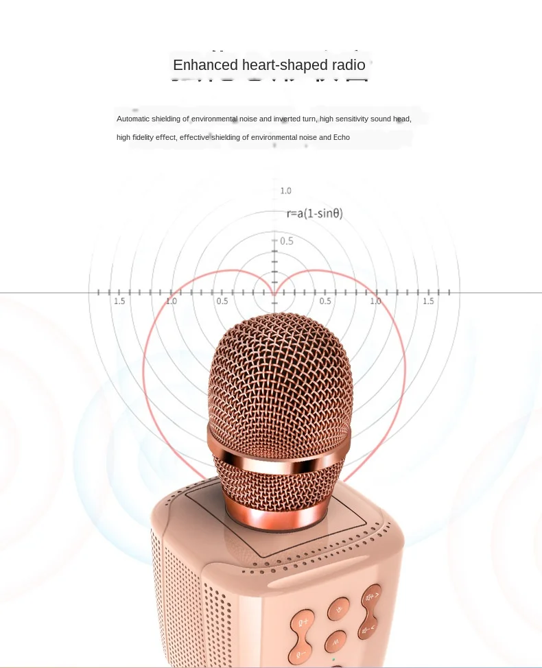 Bluetooth микрофон Tuxun 015 для караоке|Микрофоны| |