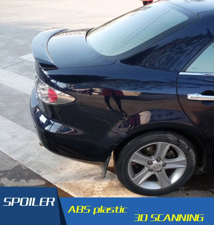 Спойлер для Mazda 6 спойлер из АБС материала заднего крыла автомобиля Праймер