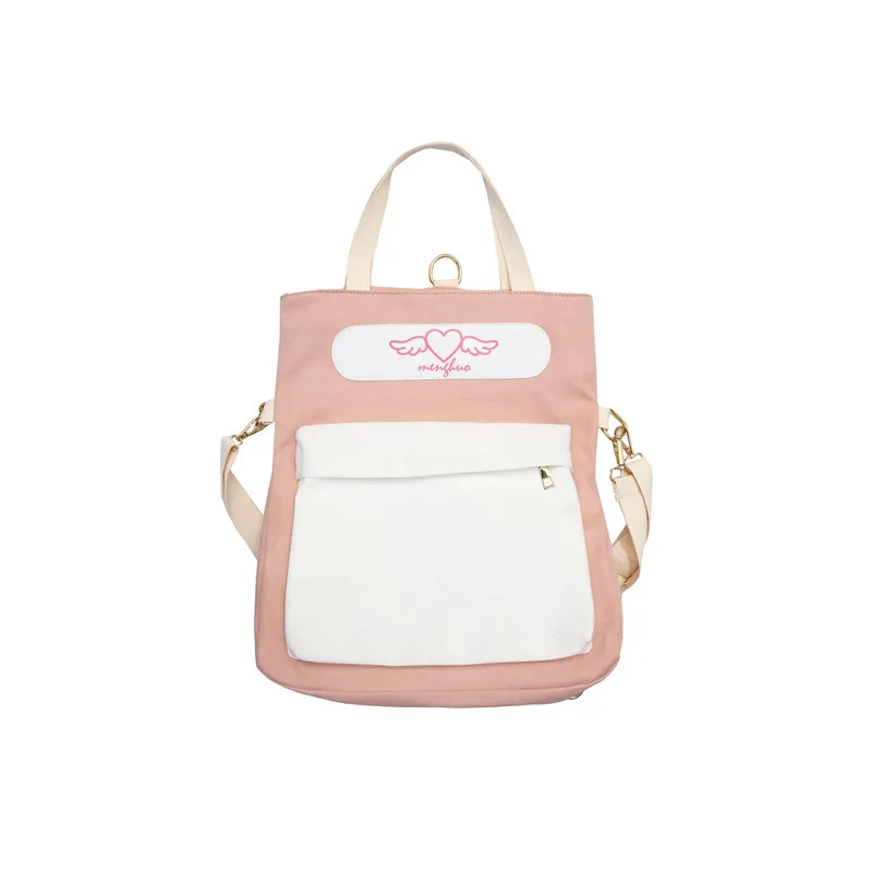 

Canvas Shoulder Bag/ Hand Bag Shoulder Bag Women's New Style Fashion Shopping Shopping Casual Backpack School Bag
