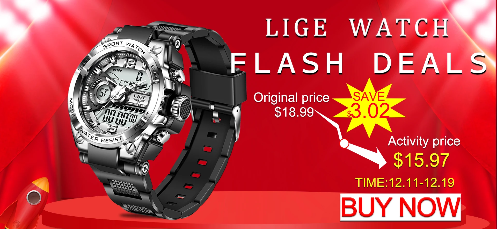 LIGE New Fashion Mens Watches Top Brand Luxury Quartz Watch Men Mesh Steel  Waterproof Ultra-thin Wristwatch For Men Sport Clock