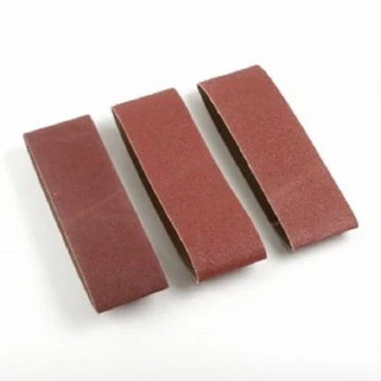

3pc Sanding Belts 60 80 120 Grit Aluminum Oxide 3x21Belt Sander Sanding Belt