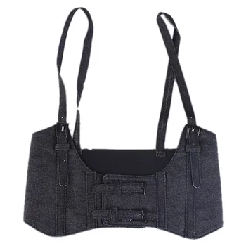 

Women'S Sling Super Wide Belt Vest Style Elastic Elastic Strap