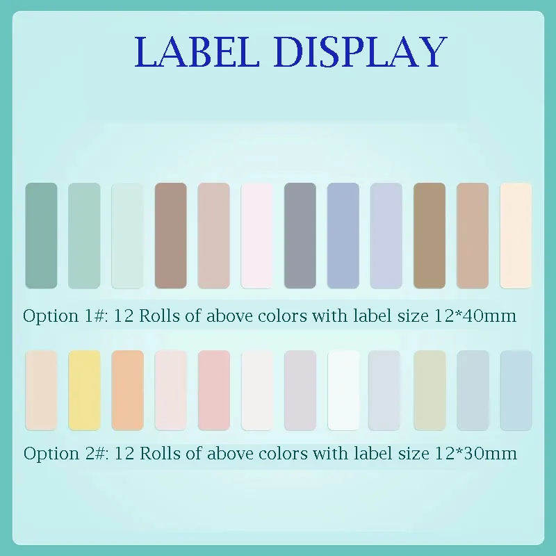 Blanc 12x30mm-210 prasku Rouleau Dautocollant D/étiquette de Couleur Pure Anti-huile pour Imprimante D/étiquettes Thermique pour NIIMBOT D11