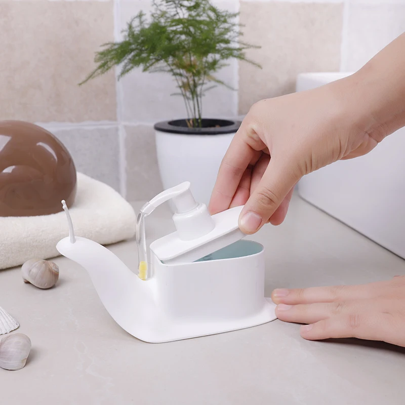 

Cartoon snail shape pressing hand sanitizer bottle liquid soap machine emulsion bottle sub-bottle decoration ZP7241403