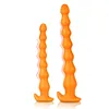 Super Long Anal Beads Liquid Silicone Big Butt Plug Prostate Massage Anal Dilator Adult Toys For Men Women Couples Sex products ► Photo 3/6