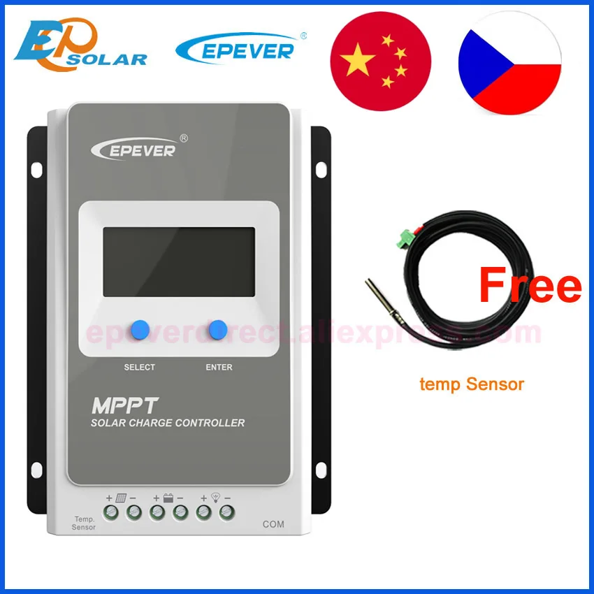 

MPPT Controller for solar panel system 12V 24V EPSolar Regulator 10A 20A 30A 40A Tracer3210AN 2210AN 4210AN 12v 24v Auto Work