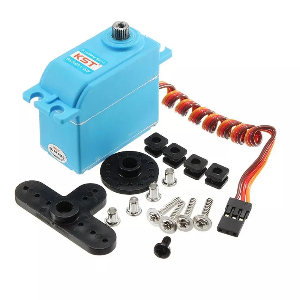 

KST BLS661WP V2.0 19KG 8.4V Brushless Waterproof Digital Servo 2 Ball Bearing Servo For RC Model Car