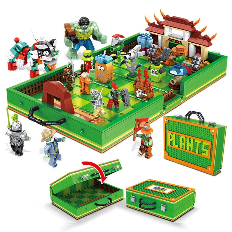 

2020 New 1206pcs Plants Vs Zombies Pvz Super Heros Figures Collections Book Toys For Children Brinquedos