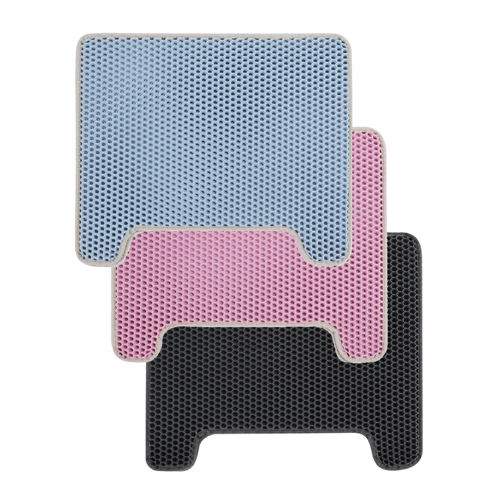 

Cat Litter Mat Double-Layer Removable Cat Litter Box Toilet Cat Scratch Board Foot Mat Sand Control Board