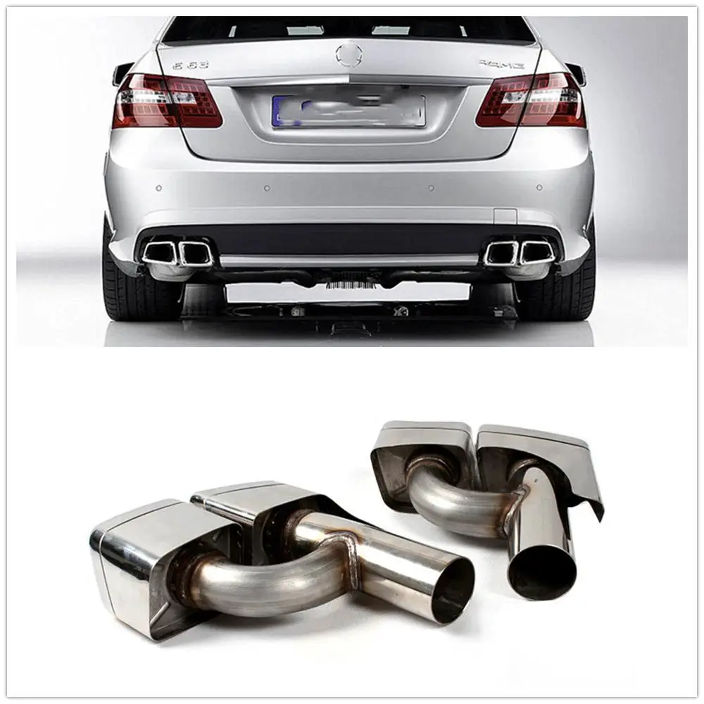 Глушитель выхлопной трубы для Mercedes Benz W212 E63 AMG 2008-2013 25 см | Автомобили и мотоциклы