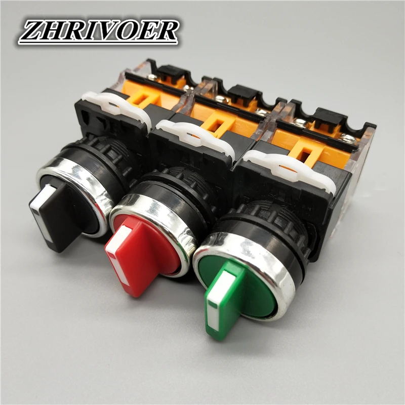 22mm Momentary/latching Selector Switch 2/3 Positions Rotary Switches