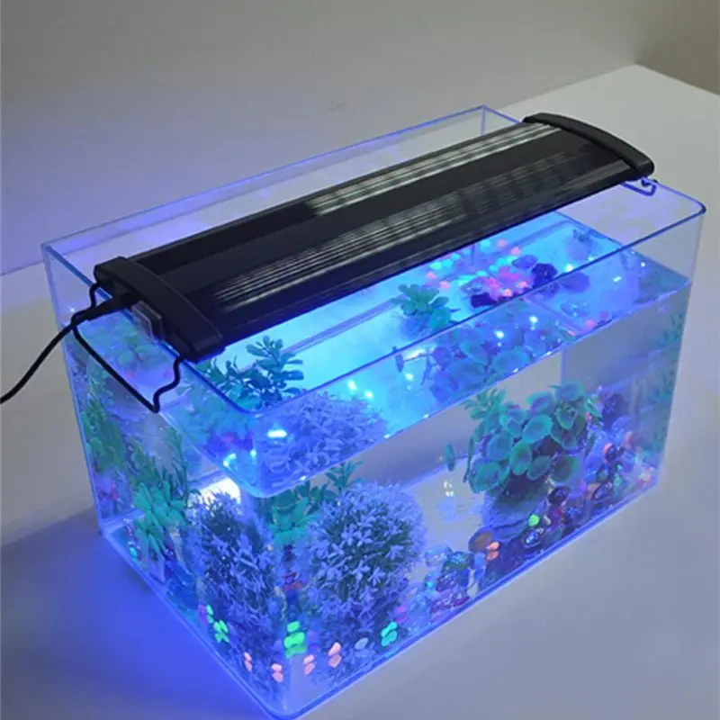 Multi-Color 33/45 LEDs Aquarium Light Freshwater Saltwater Fish Tank Lamp with Extendable Bracket