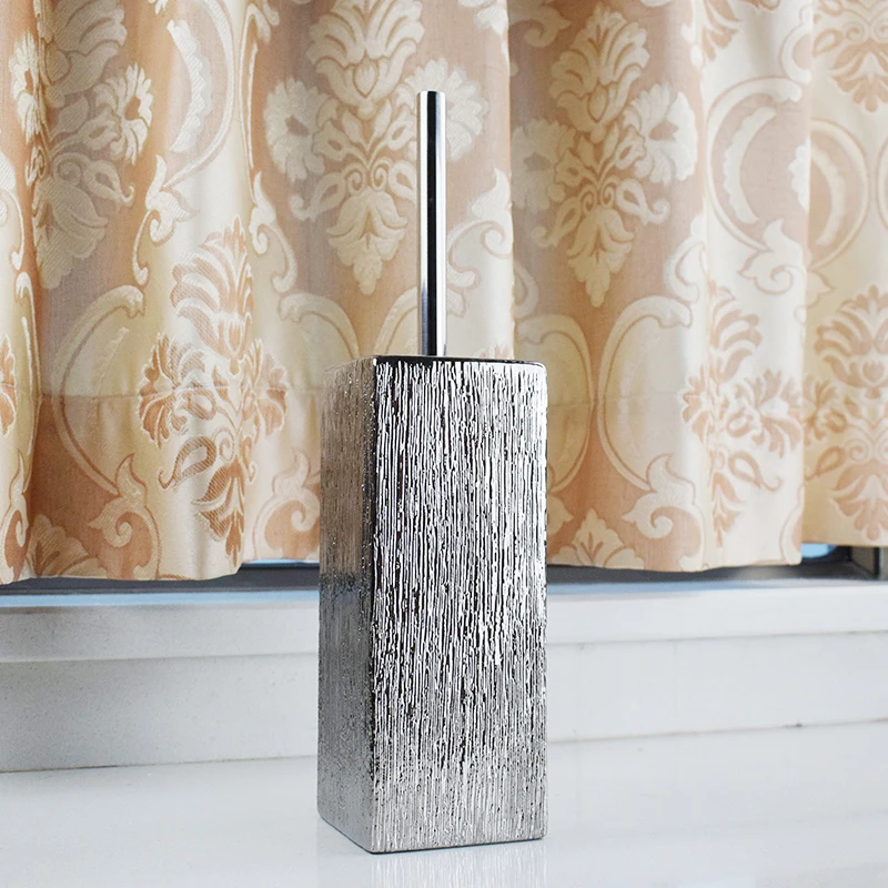 Retro Ceramic Cleaning Brush Toilet Brush Replaceable Brush Head