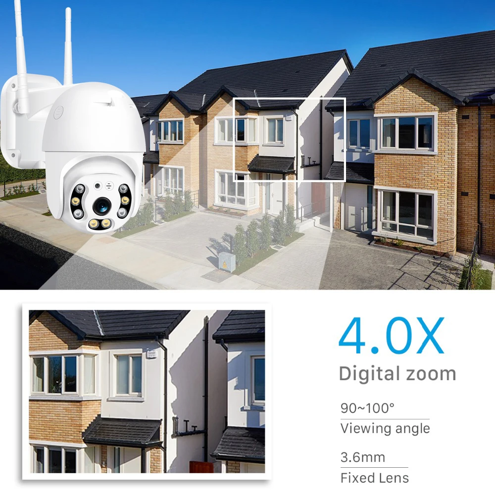 Besder 1080P наружная скоростная купольная Wifi камера IP 2MP H.265 аудио PTZ беспроводная камера Ai облако-SD слот ONVIF наблюдения IP камера