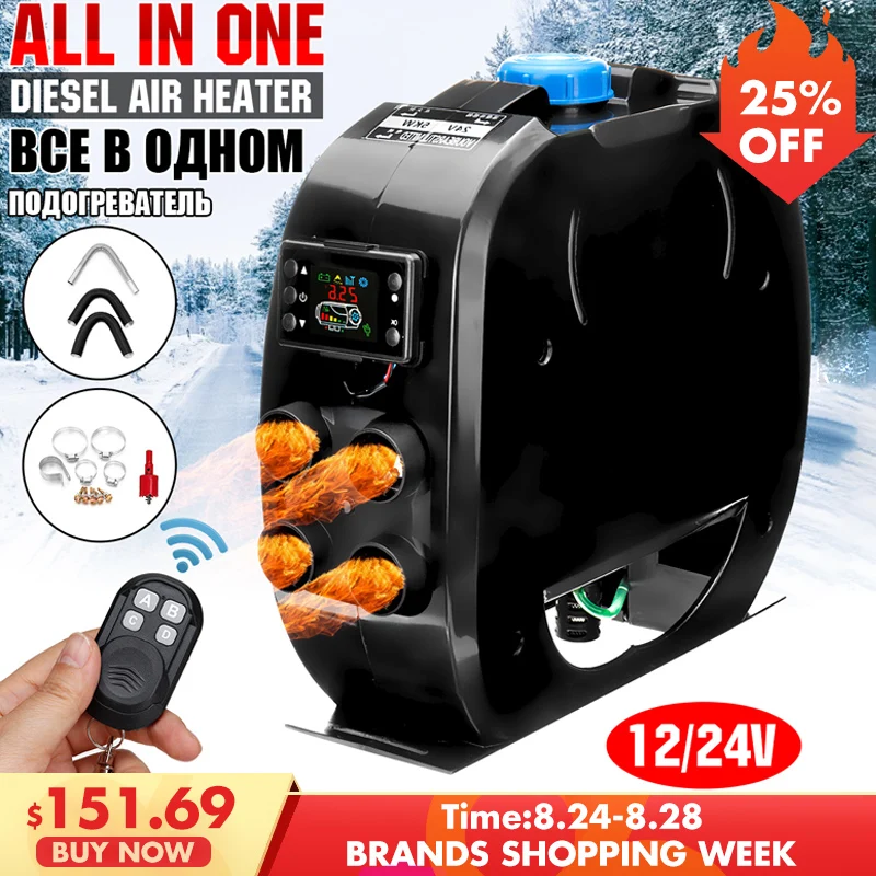 Efficiënte 12V Auto Heater Auto 12V/24V Standkachel 5KW Diesels Heater Met Afstandsbediening Lcd monitor Voor Rv Boot Truck Bus Efficiënte 12V Auto Heater Auto 12V/24V Standkachel 5KW Diesels Heater Met Afstandsbediening Lcd monitor Voor Rv Boot Truck Bus