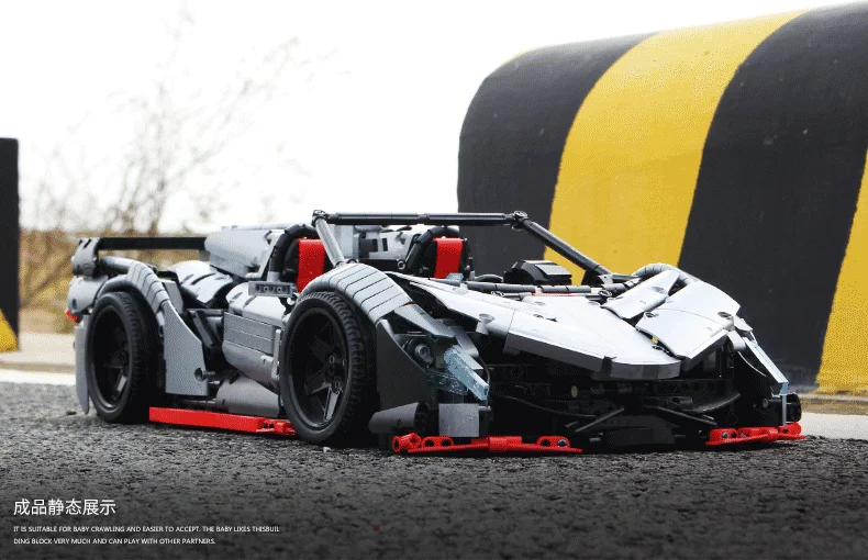 3427 шт Lamborghinis Veneno модель родстера MOC-10559 строительные блоки техника Супер гоночный автомобиль детские подарки игрушки для друзей