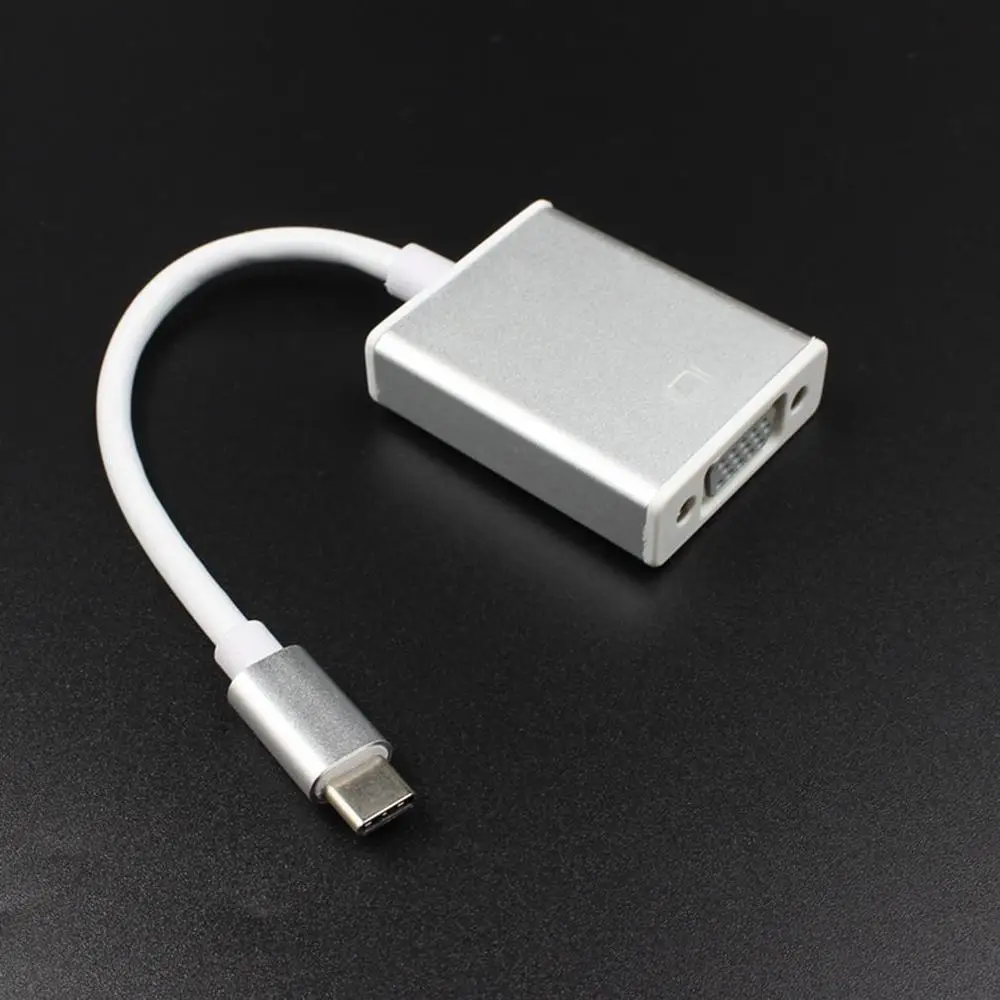 USB 3,1 C Тип C к HDMI VGA Аудио адаптер Женский цифровой Av многопортовый адаптер конвертер кабель для ноутбука Macbook Google