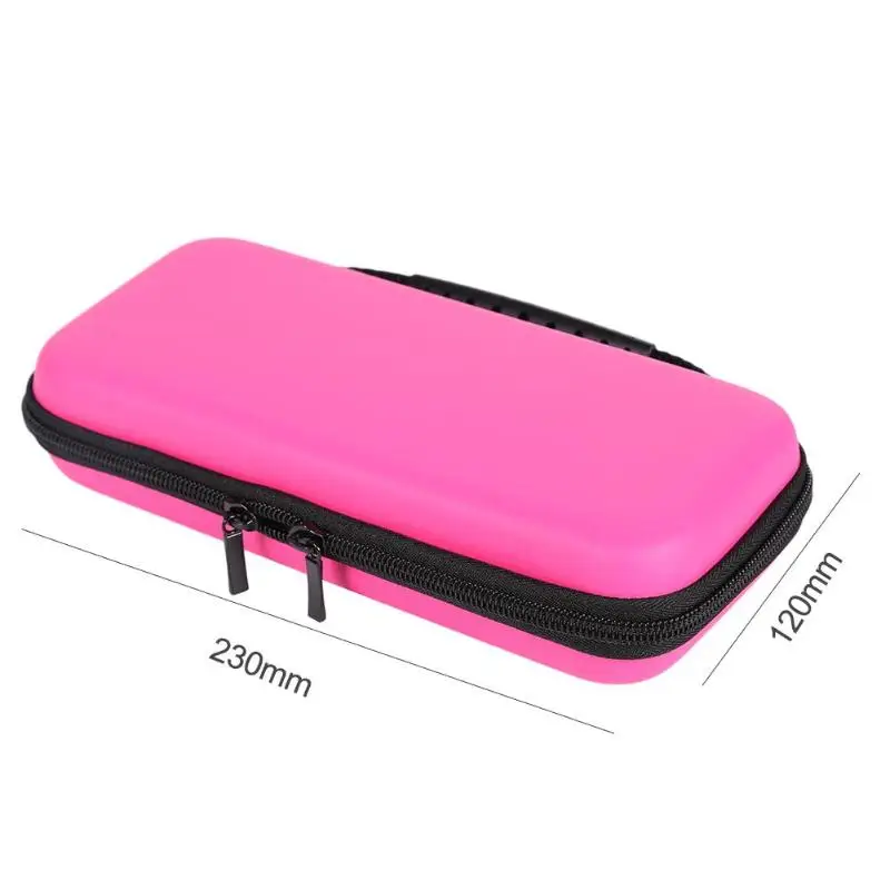 EVA Storage Bag Portable Protective Case for Nintend Switch Lite Mini Console Inner Scratch-proof Flannel Cloth Protection