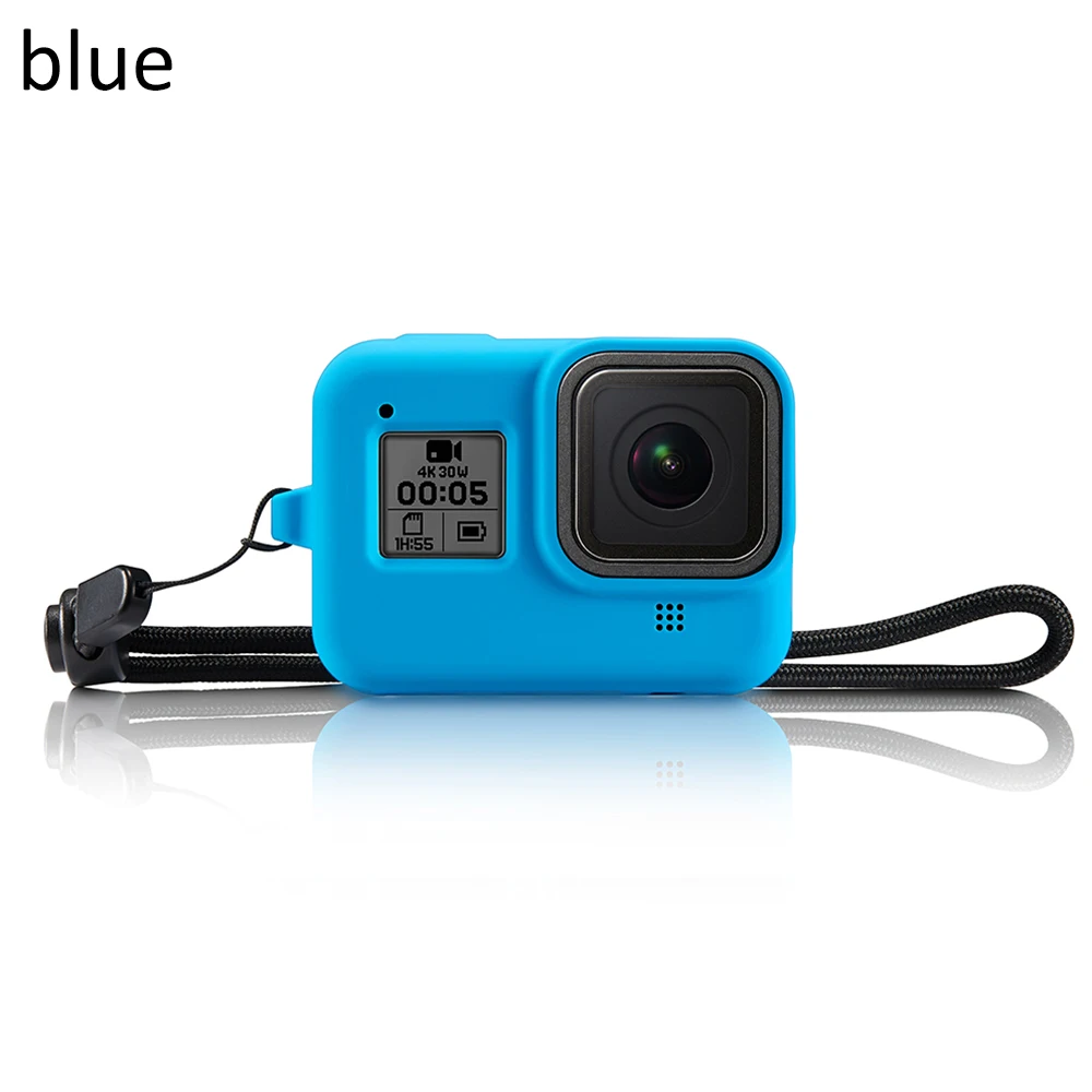Силиконовый защитный чехол Крышка корпуса камеры подходит для Gopro Hero 8 Спортивная камера защитная рамка чехол s аксессуары для камеры Acc