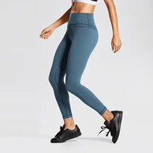 La Isla Женские легинсы с высокой талией и карманами, спортивные штаны-25 дюймов