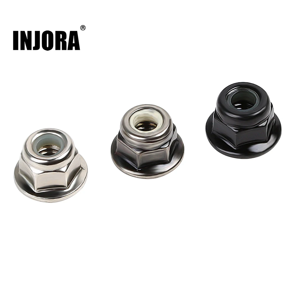 Nuts Wheel-Lock Crawler Traxxas INJORA TRX4 Redcat Axial Scx10 MST TRX6 1/10 Metal