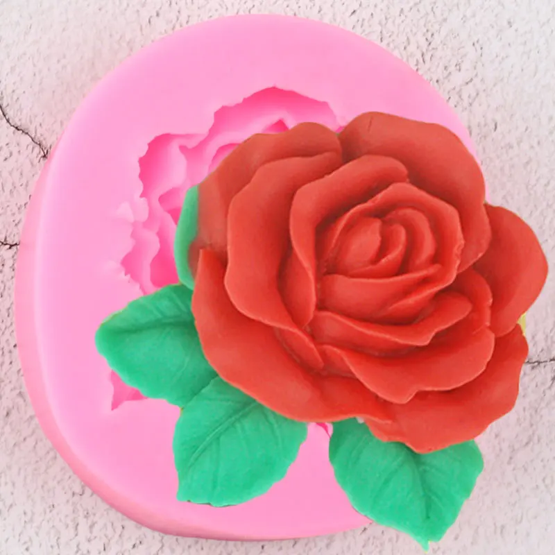 Rose Flower Silicone Molds Candle Soap Resin Clay Mold Diy Wedding